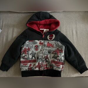 Marvel Spider-Man Black and Red Hoodie